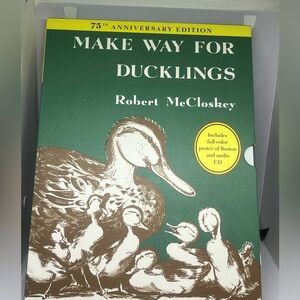 Make Way for Ducklings 75th Anniversary Edition Book NEW IN SLEEVE!